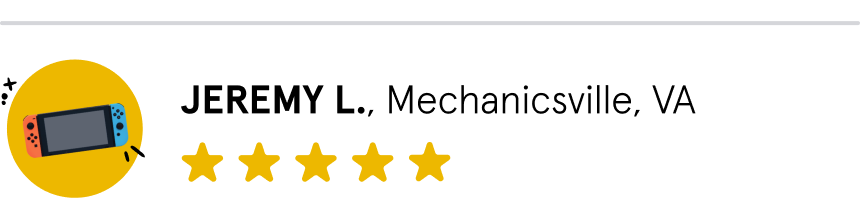 Jeremy, Mechanicsville, Virginia, 5 stars